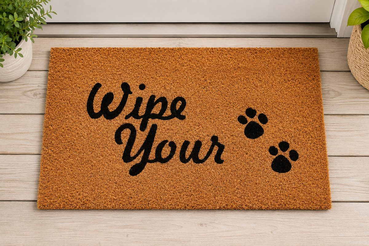 Wipe Your Paws Outdoor Doormat