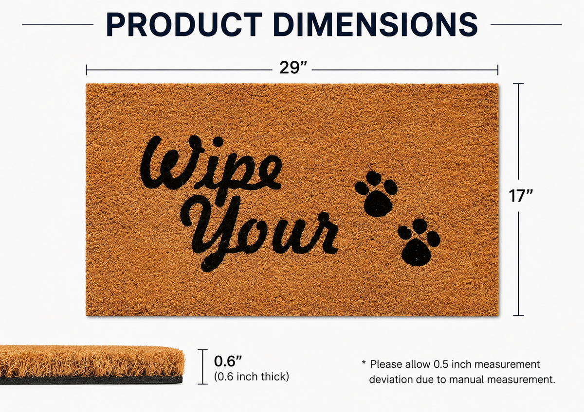 Wipe Your Paws Outdoor Doormat