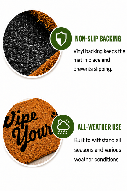 Wipe Your Paws Outdoor Doormat