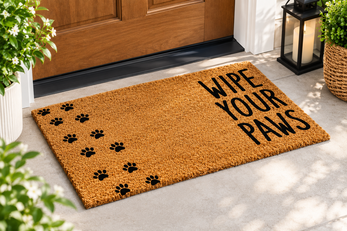 Vertical Wipe Your Paws Doormat