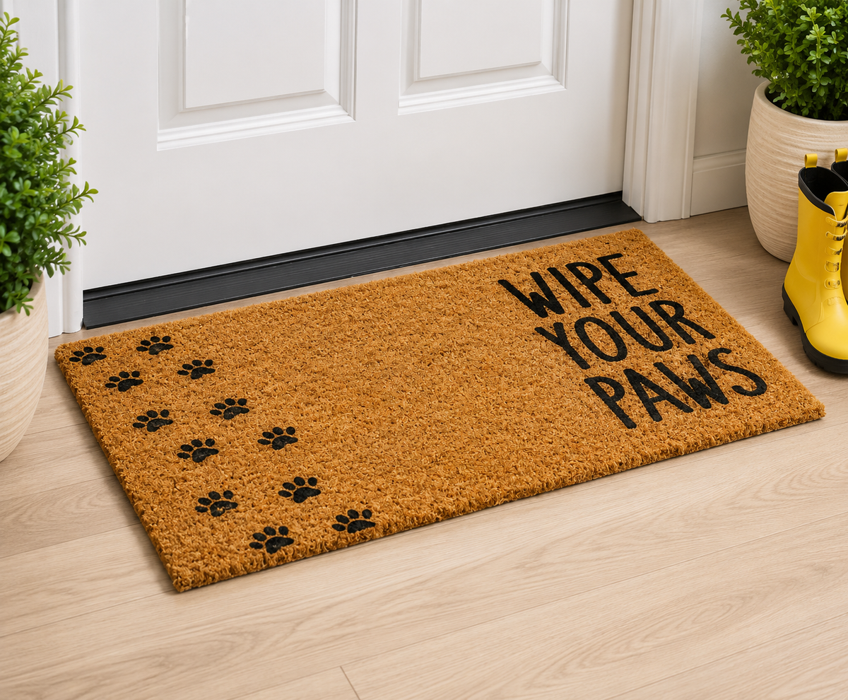 Vertical Wipe Your Paws Doormat