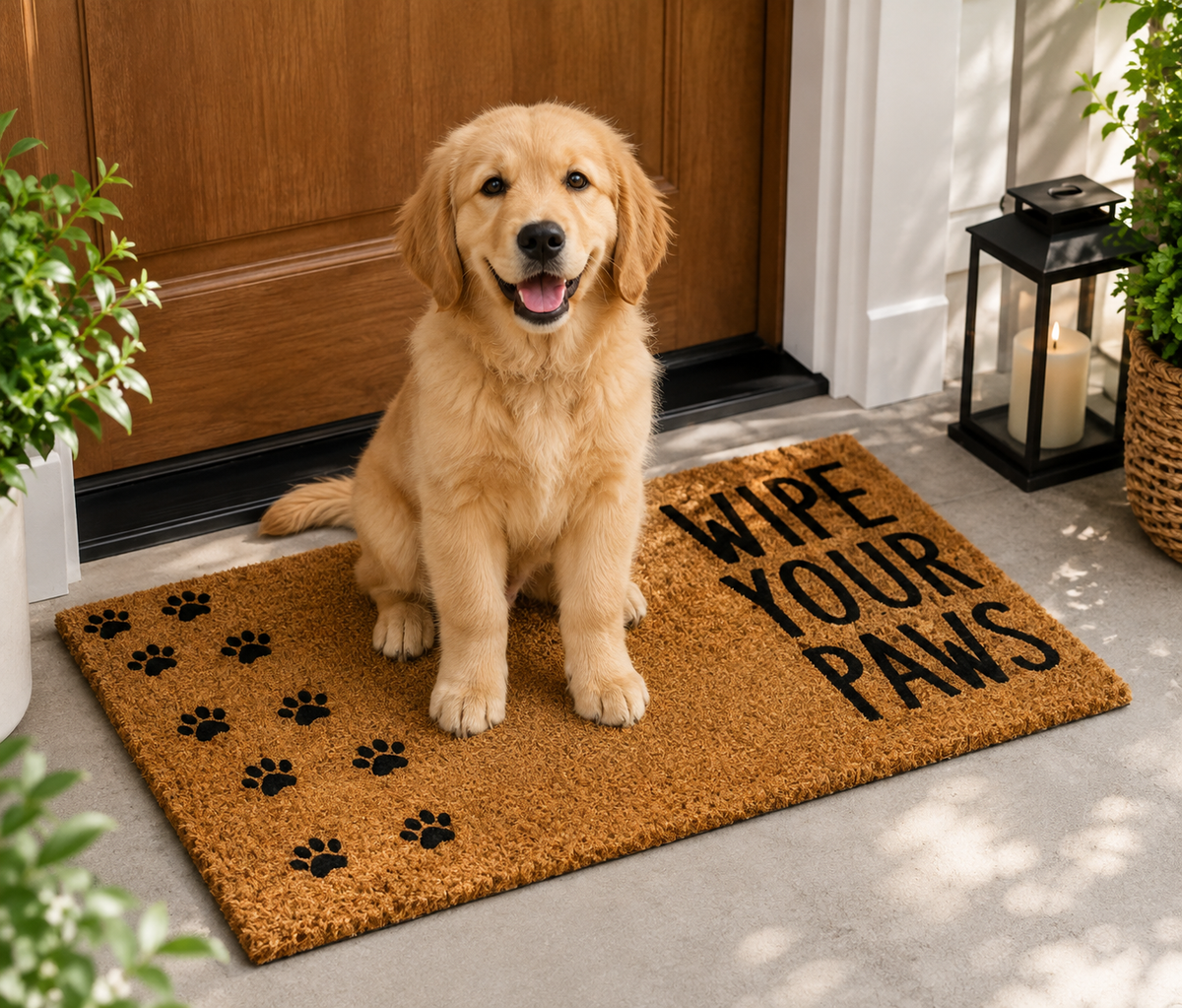 Vertical Wipe Your Paws Doormat